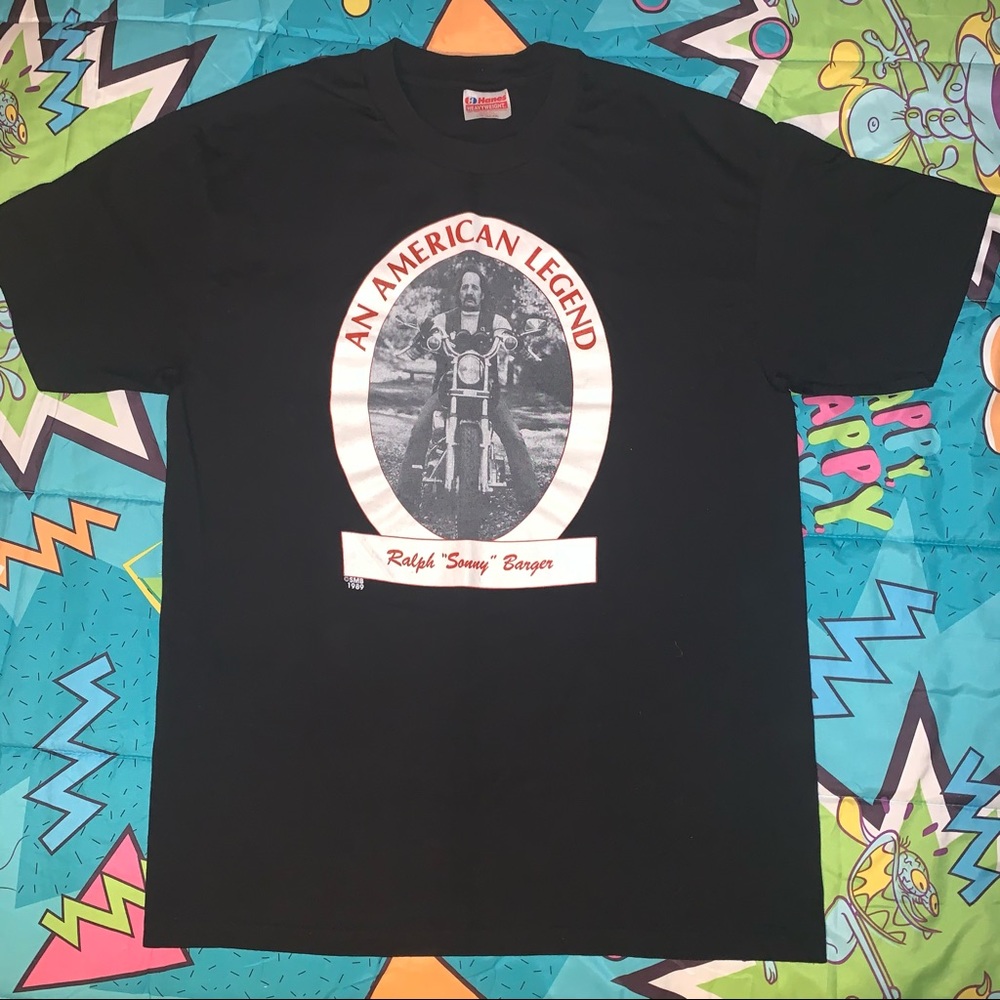 Vtg 80’s Sonny Barger Legend T-Shirt Hells Angels